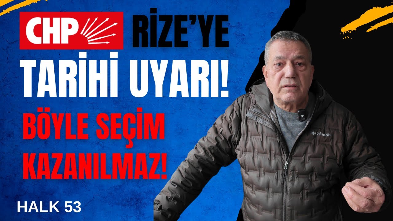 CHP Rize Vekil Ocaklı'dan CHP Rize'ye Tarihi Uyarı: Böyle Seçim Kazanılmaz!